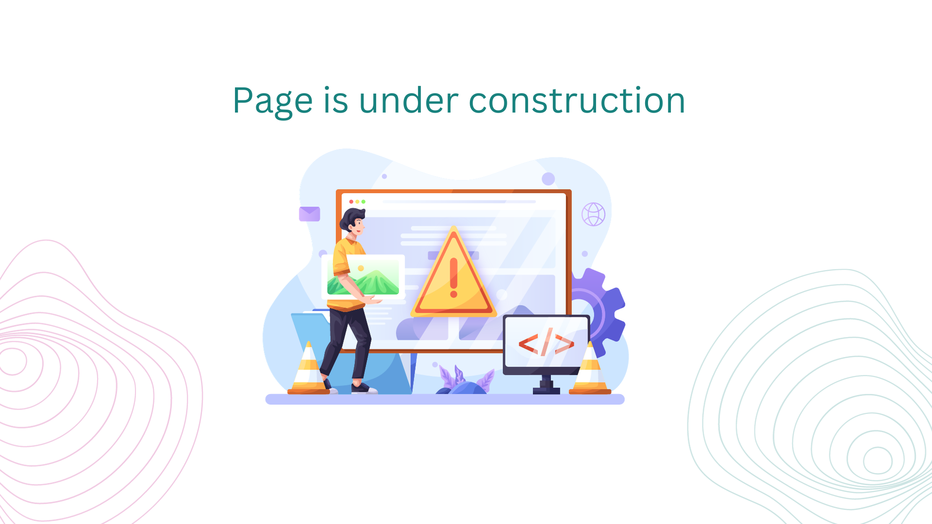 under construction banner